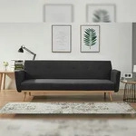 SalesFever Schlafsofa 3-Sitzer | Klappfunktion | Bezug Strukturstoff fein |...