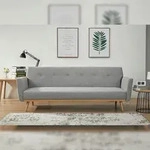 SalesFever Schlafsofa 3-Sitzer | Klappfunktion | Bezug Strukturstoff fein |...