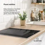 Klarstein Delicatessa Domino Prime Einbaukochfeld Induktion 2 Zonen 3500W Autark
