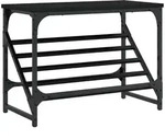 vidaXL Schuhregal Schwarz 60x30x45 cm Holzwerkstoff