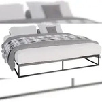 CLP Metallbett Scala schwarz/200x180x25 cm