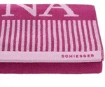 Schiesser Saunatuch Rom - 75 x 200 cm - Fuchsia