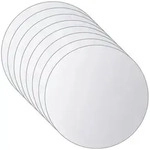 vidaXL 16-tlg. Spiegelfliesen-Set Rund Glas