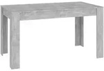 vidaXL Esstisch Betongrau 140x74,5x76 cm Holzwerkstoff