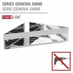 WENKO Turbo-Loc&reg; Eckablage Mod. Genova Shine