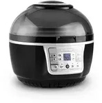 Klarstein VitAir Turbo Hei&szlig;luftfritteuse grau-schwarz 1400W Grillen Backen 10l