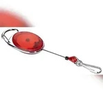 Durable Abroller mit Karabinerhaken rot, auf Blister
