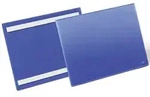 Durable Selbstklebende Kennzeichnungstasche A4 quer, PP, dunkelblau,50St
