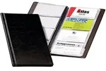Durable Visitenkartenalbum Visifix schwarz mit eingeschwei&szlig;ten H&uuml;llen f&uuml;r