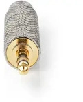 Nedis Stereo-Audio-Adapter - 3.5 mm Stecker - 6.35 mm Buchse - Vergoldet - Gerade -