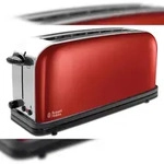 Russell Hobbs Colours Plus+ Langschlitz-Toaster Flame Red 21391-56