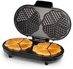 Tristar Waffeleisen 1200W 10 Waffeln Schwarz