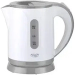 Adler AD 1371g Wasserkocher grau/wei&szlig; 0,8L