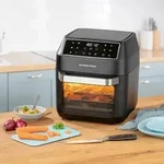GOURMETmaxx Hei&szlig;luft-Ofen Digital 12l 1700W schwarz