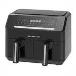 Emerio Doppel-Hei&szlig;luftfritteuse 2600 W &ndash; 2&times;3,6 L Dual-Zone-Funktion &ndash;...