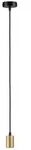 Paulmann Pendelleuchte Ravi IP44 E27 max. 60W Schwarz matt#Gold dimmbar 71134