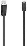 Hama 00200605 USB Kabel 0,75 m USB 2.0 Mini-USB B USB A Schwarz