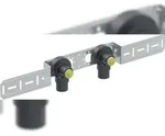 Geberit Anschlusswinkel FlowFit &Oslash; 16 mm x Rp 1/2 597 mm 90&deg; 2-fach
