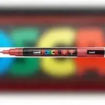 uni-ball Pigmentmarker POSCA PC-3ML Glitter, rot