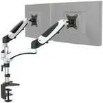Monitorhalterung VM-MG2 - 2 Monitore 15 - 27 Zoll schwarz/wei&szlig; hjh OFFICE