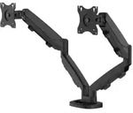 Doppel-Monitorarm Eppa(TM), schwarz