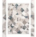 Kayoom Teppich Akropolis 225 Grau / Blau - A5TKA-120-180