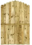 vidaXL Gartentor Impr&auml;gniertes Kiefernholz 100x150 cm
