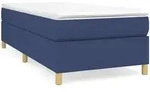vidaXL Bettgestell Blau 80x200 cm Stoff