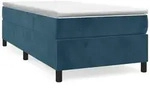 vidaXL Boxspringbettgestell Dunkelblau 80x200 cm Samt