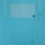 Exacompta 25er Packung Fenstermappen mit Organisationsdruck aus Recycling-Karton 120g
