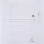 Exacompta 25er Packung Fenstermappen mit Organisationsdruck aus...