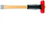 Rennsteig Flachmei&szlig;el mit Handschutz 250 mm lackiert