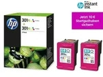 HP Original 301XL Druckerpatrone - Doppelpack cyan, magenta, gelb (D8J46AE)