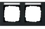 Gira Abdeckrahmen 2f. sw 109209