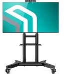 ONKRON TV St&auml;nder rollbar f&uuml;r 32-75 Zoll TVs bis zu 60 kg, h&ouml;henverstellbar, VESA