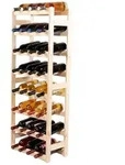 PROREGAL Weinregal PINOTWINE | HxBxT 118x43x25cm | 32 Flaschen | Massives...