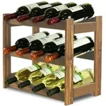PROREGAL Weinregal PINOTWINE | HxBxT 38x43x25cm | 12 Flaschen | Massives...