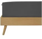Schiesser Spannbettlaken Jessi - Edeljersey - 180 x 200 cm - Dunkelgrau