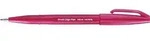 PentelArts Faserschreiber Brush Sign Pen SES15, burgunderrot