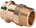 Viega &Uuml;bergangsst&uuml;ck Sanpress 2211 22 mm x R 1 Siliziumbronze