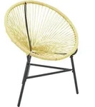 vidaXL Acapulco-Gartenstuhl Poly Rattan Beige