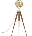 vidaXL Stehleuchte Dreibein Massivholz Mango 165 cm