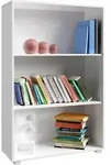 CASARIA&reg; B&uuml;cherregal Wei&szlig; Holz 3 F&auml;cher 115x60x28cm Standregal Kinder...