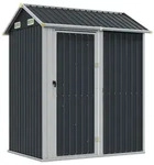 vidaXL Gartenhaus Anthrazit 192x152,5x237 cm Verzinkter Stahl