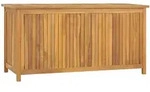 vidaXL Gartenbox 114x50x58 cm Massivholz Teak