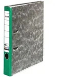 Falken, Recycling-Wolkenmarmor-Ordner A4, farbiger R&uuml;cken 50mm