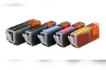 edding Tintenpatrone 18-500 wie Canon PGI-520/CLI-521 5 St./Pack.