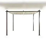 Jet-Line Pavillon Gartenzelt Gartendach Pergola Garten Terrasse Sonnenschutz 3x3 m