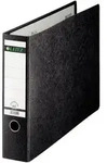 Leitz 180&deg; Breit Ordner DIN A3 80 mm Schwarz 2 Ringe 1073 Hartpappe Wolkenmarmor