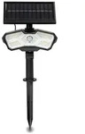 EASYmaxx LED-Solarstrahler mit Bewegungsmelder - schwarz